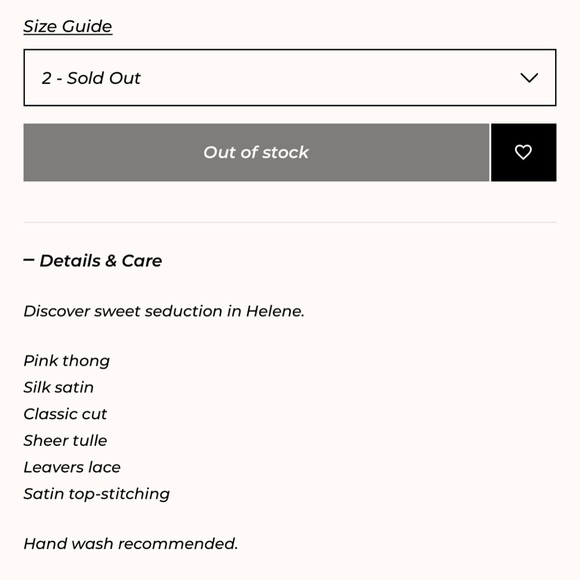 NWT Agent Provocateur Helene thong panties bottom - Picture 2 of 7